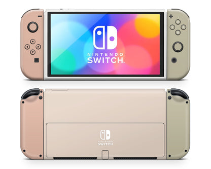 Soft Parisian Garden Nintendo Switch OLED Skin