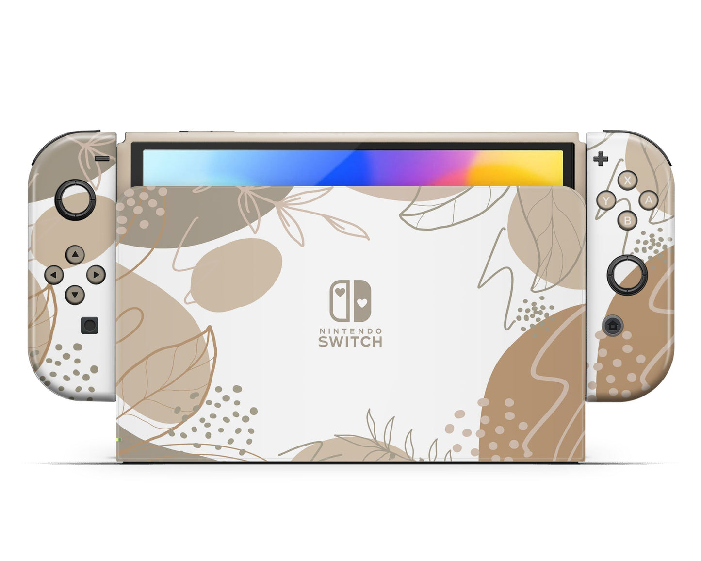 Lux Skins Nintendo Switch OLED Natural Abstract Nintendo logo Skins - Pattern Abstract Skin