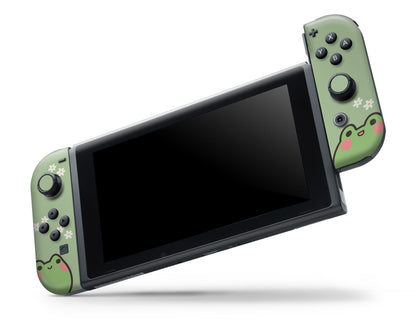 Froggy Matcha Nintendo Switch OLED Skin