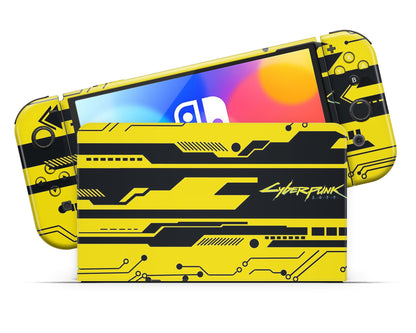 Cyberpunk 2077 Nintendo Switch OLED Skin