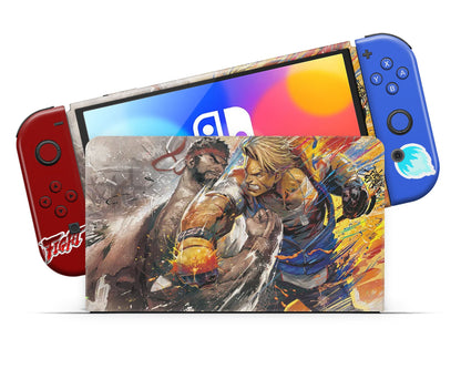 Street Fighter Nintendo Switch OLED Skin