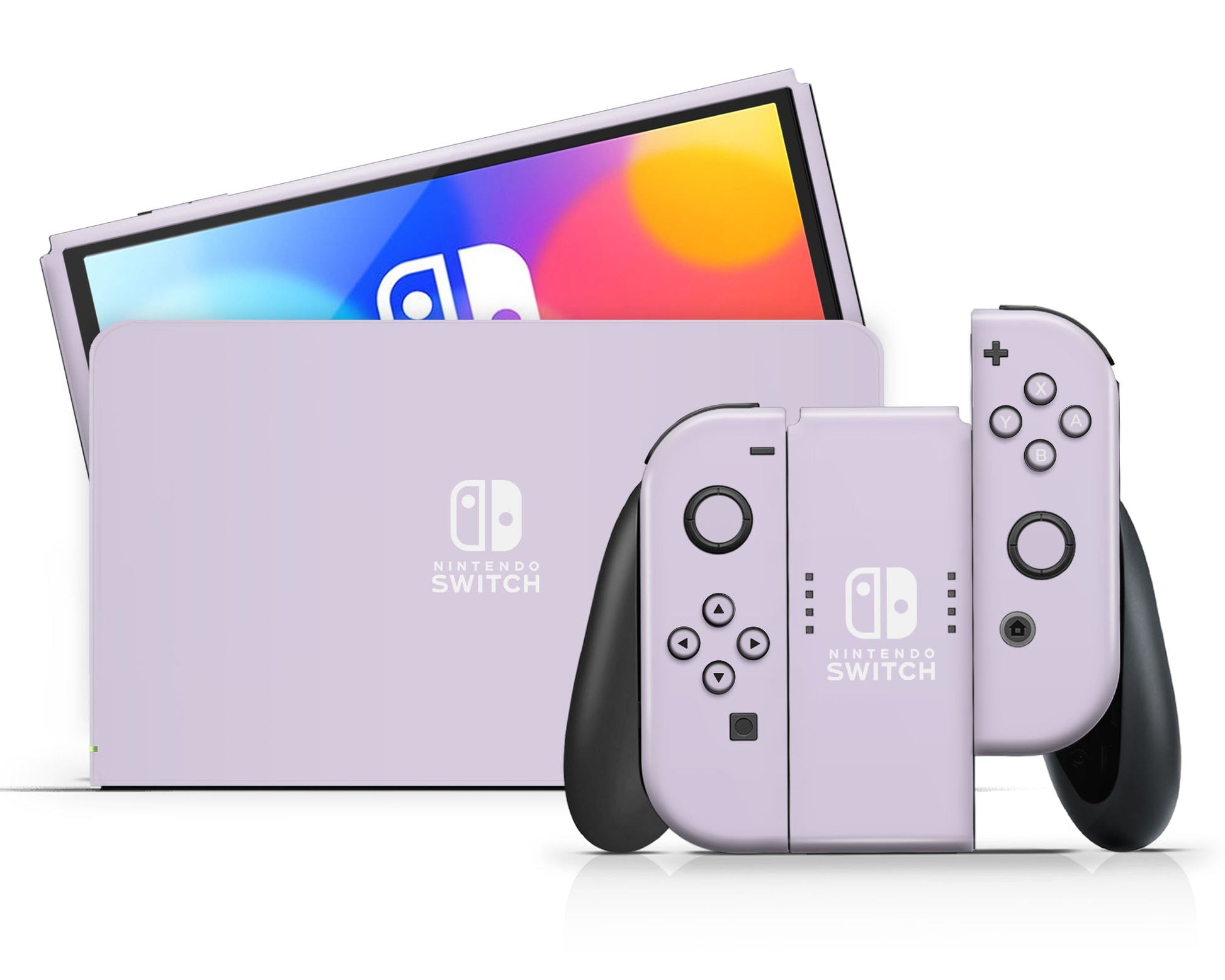Lux Skins Nintendo Switch OLED Lilac Nintendo logo Skins -   Skin