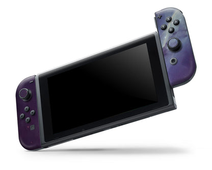 Purple Ethereal Galaxy Nintendo Switch OLED Skin