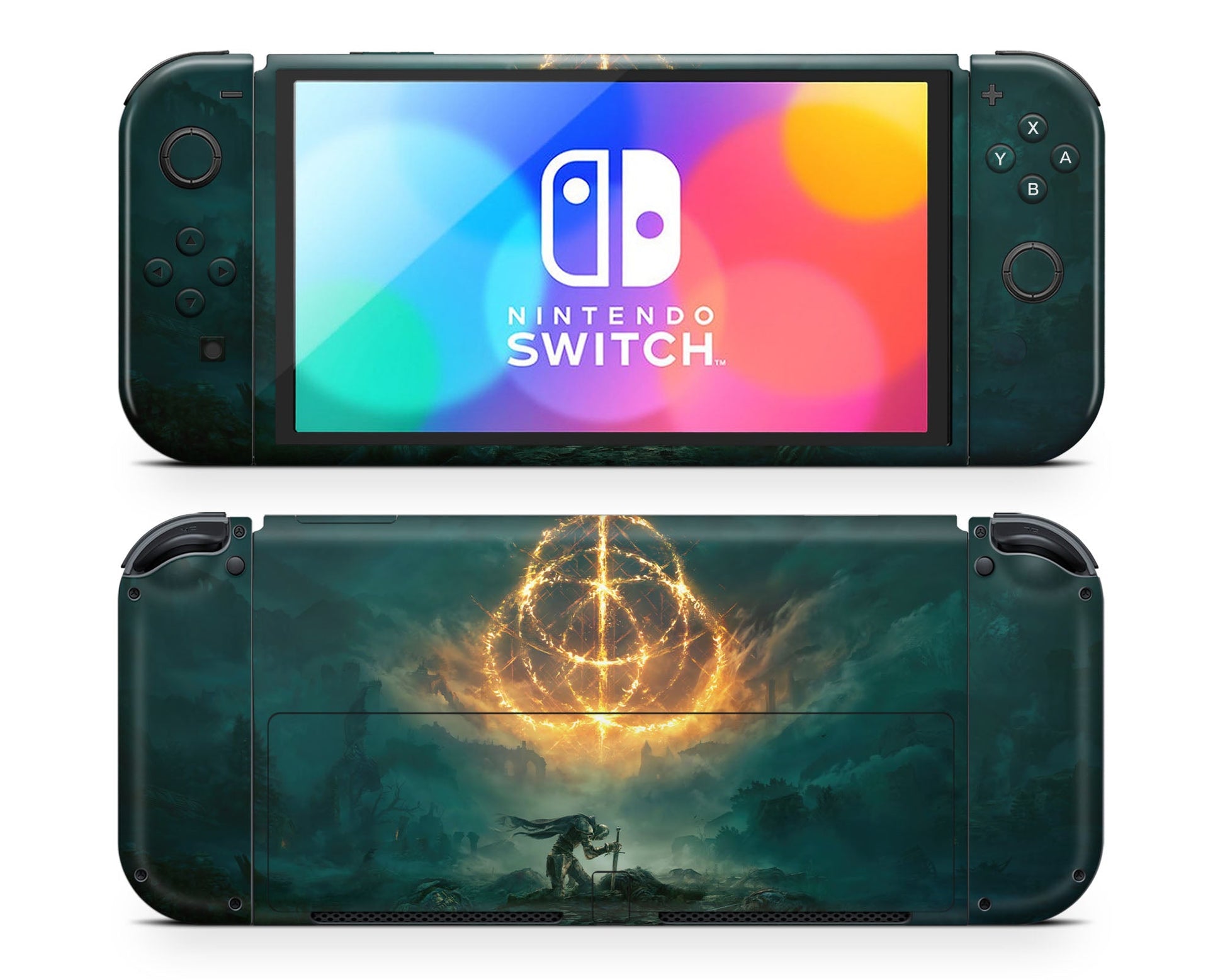 Lux Skins Nintendo Switch OLED Elden Ring Joycons Only Skins - Pop culture  Skin