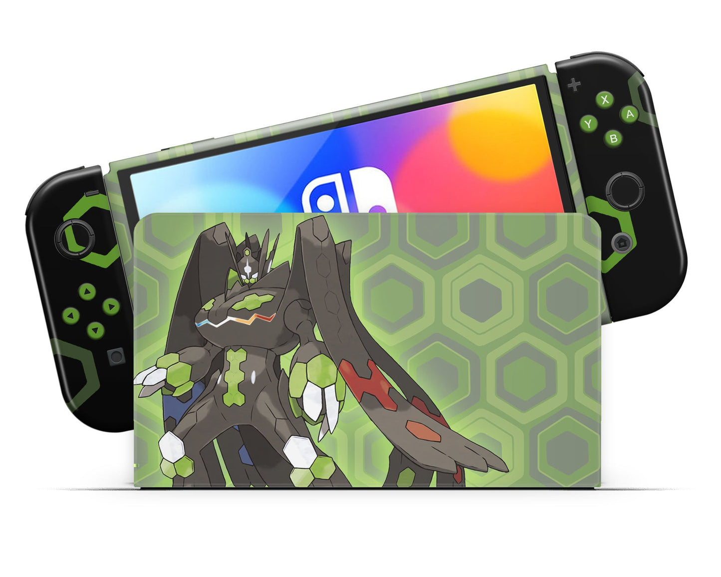 Zygarde Minimalist Pokemon Legends Z-A Nintendo Switch OLED Skin