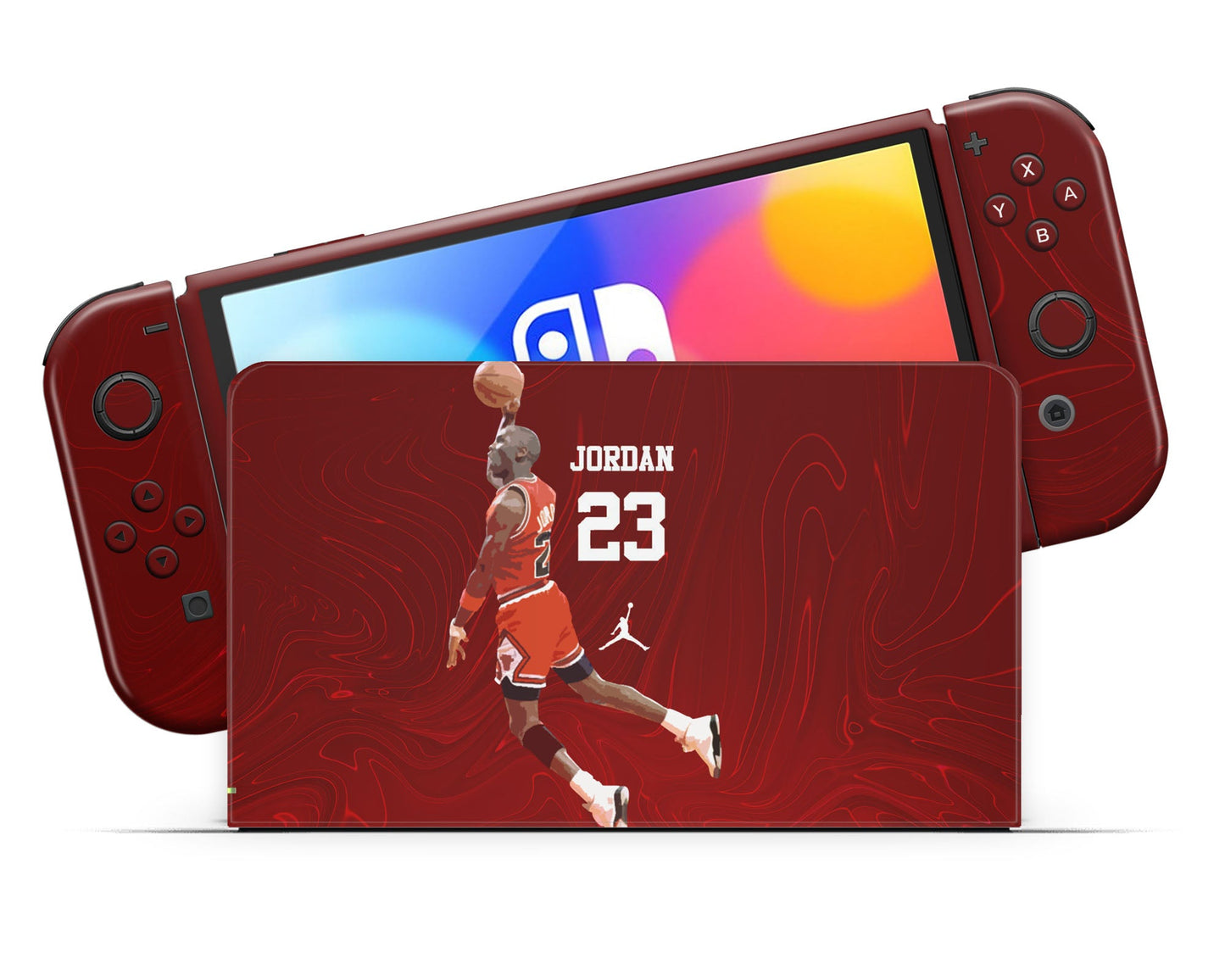 NBA Chicago Bulls Michael Jordan Nintendo Switch OLED Skin