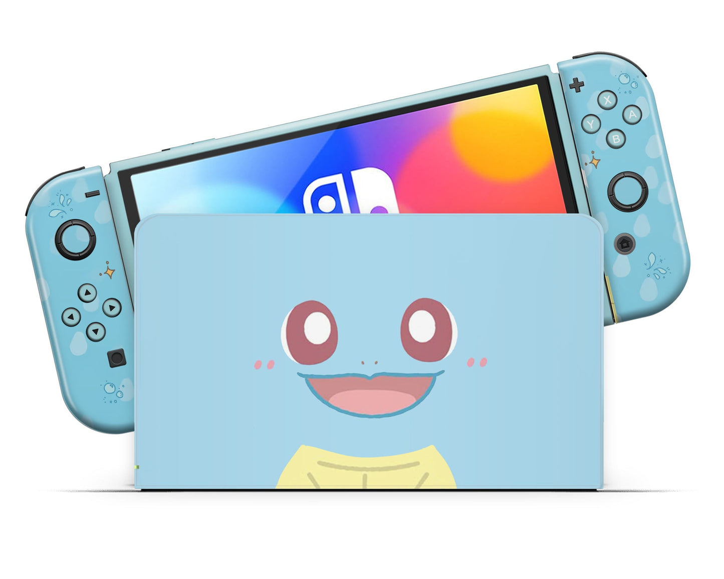 Pokemon Squirtle Nintendo Switch OLED Skin