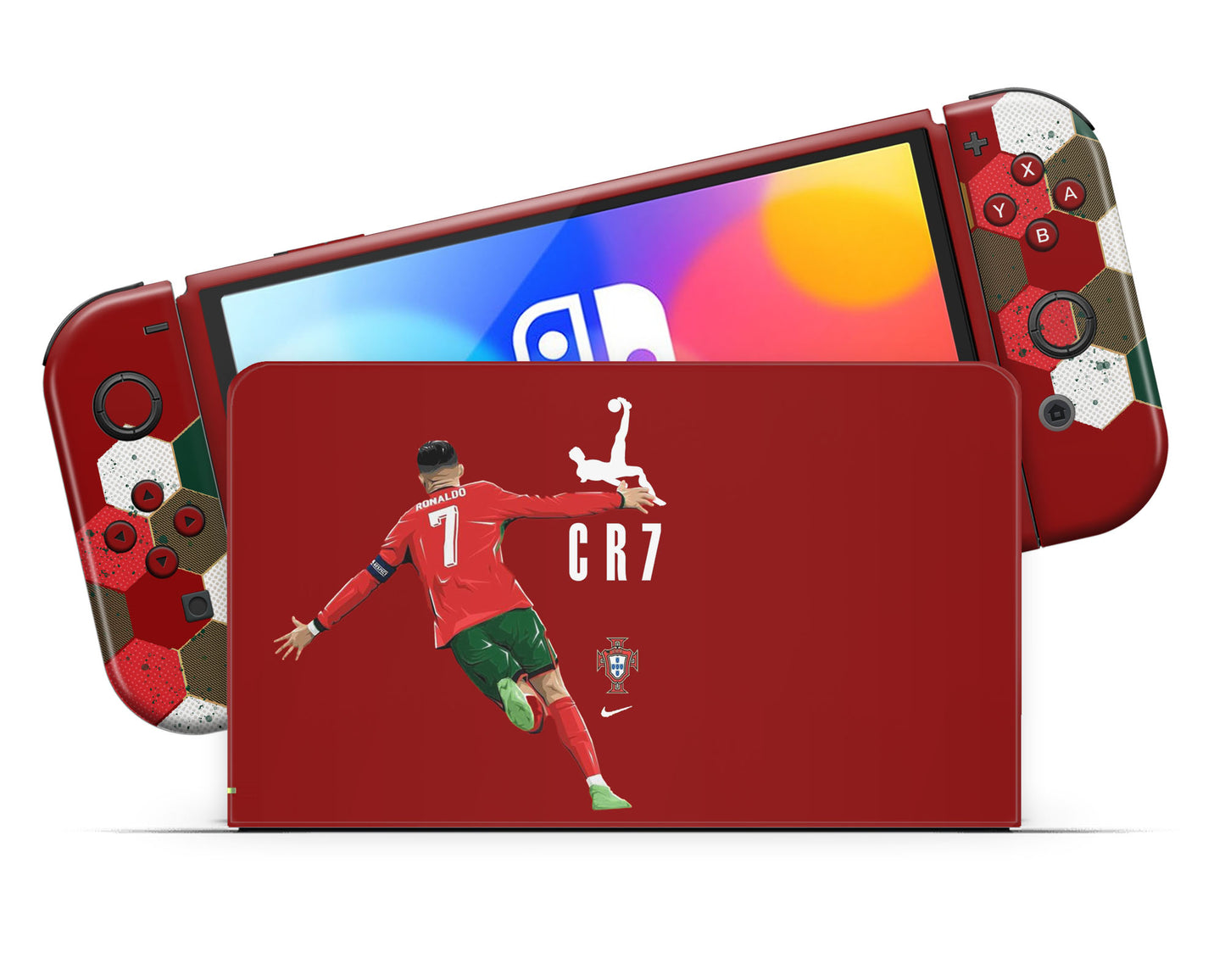 Cristiano Ronaldo Nintendo Switch OLED Skin