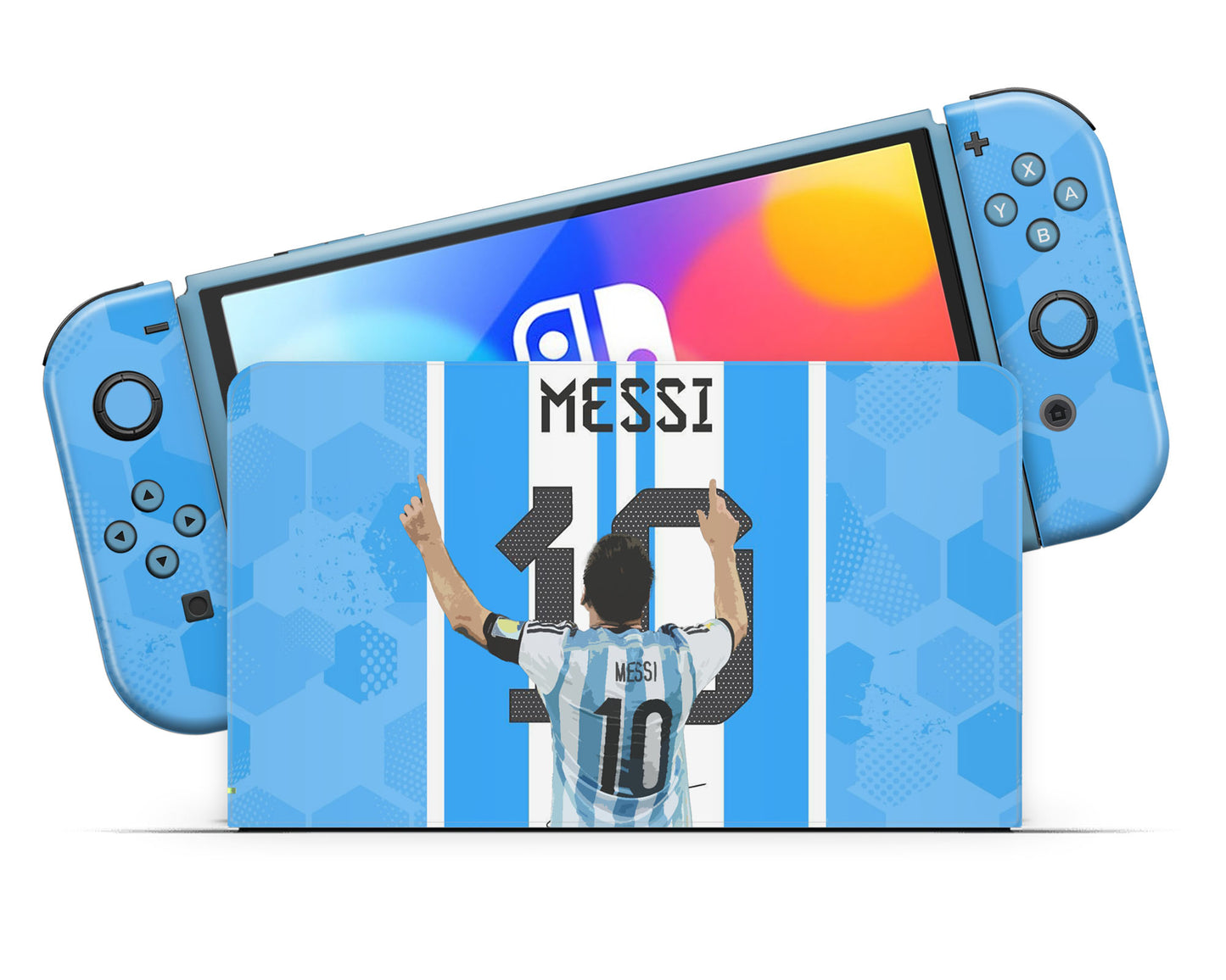 Lionel Messi Nintendo Switch OLED Skin