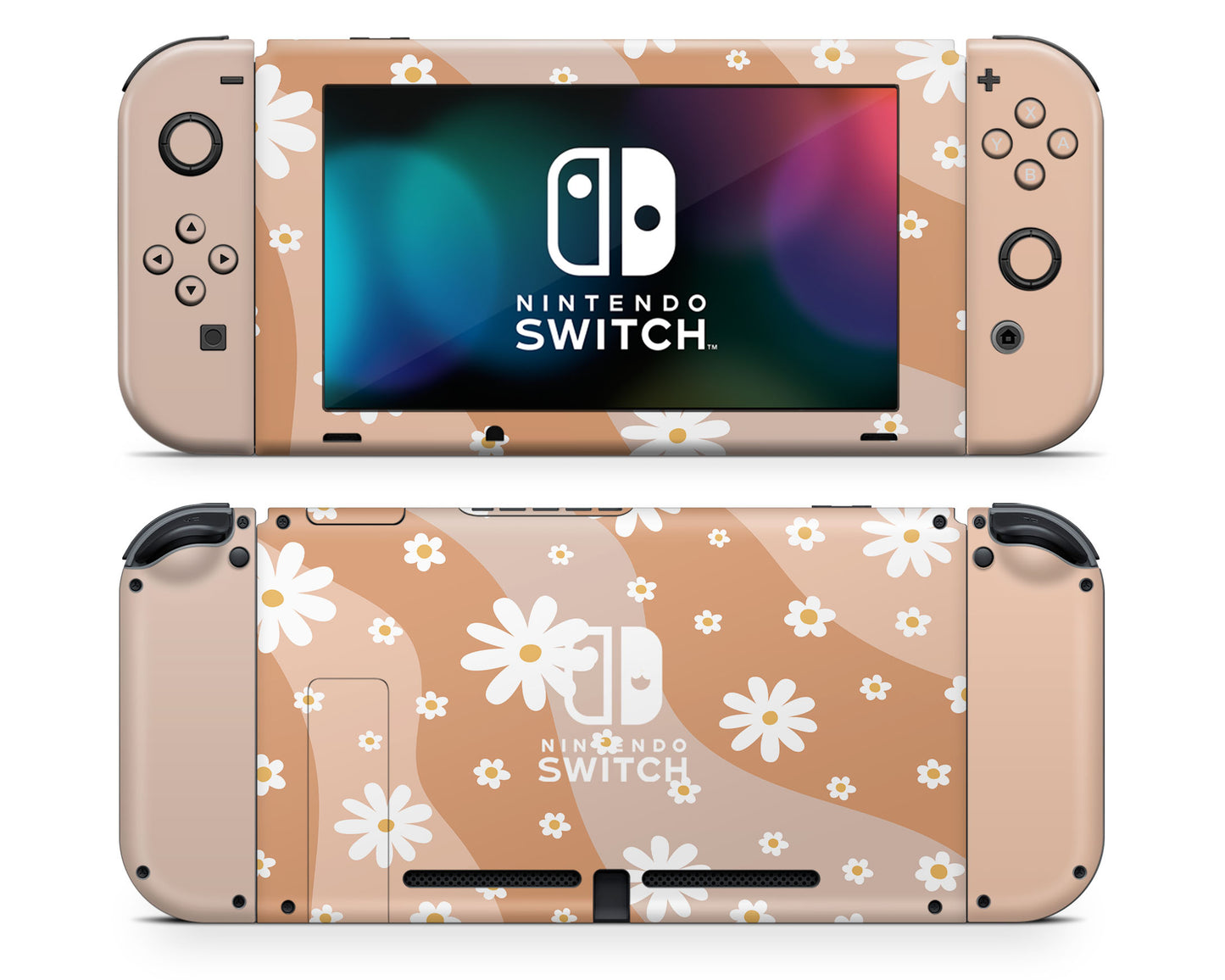 Summer Daisy Nintendo Switch Skin