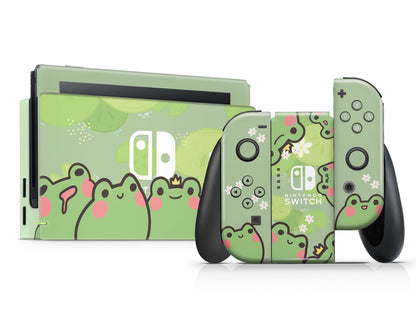 Lux Skins Nintendo Switch Froggy Matcha Full Set Skins - Animal  Skin
