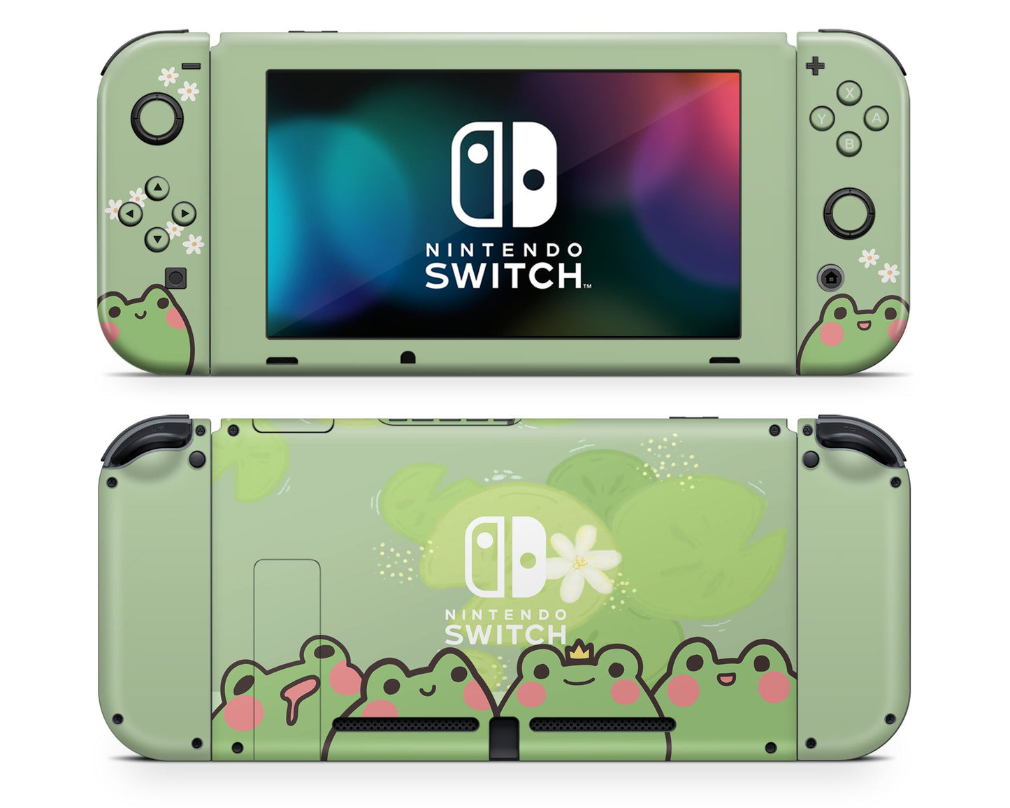 Lux Skins Nintendo Switch Froggy Matcha Joycons Only Skins - Animal  Skin