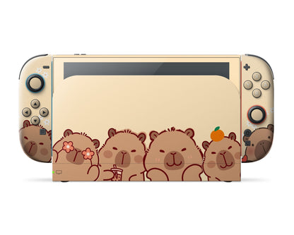 Cute Capybara Nintendo Switch 2 Skin