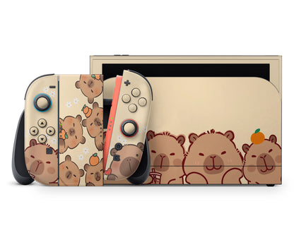 Cute Capybara Nintendo Switch 2 Skin