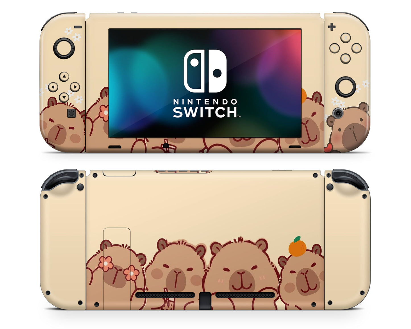 Lux Skins Nintendo Switch Cute Capybara Joycons Only Skins - Animal  Skin