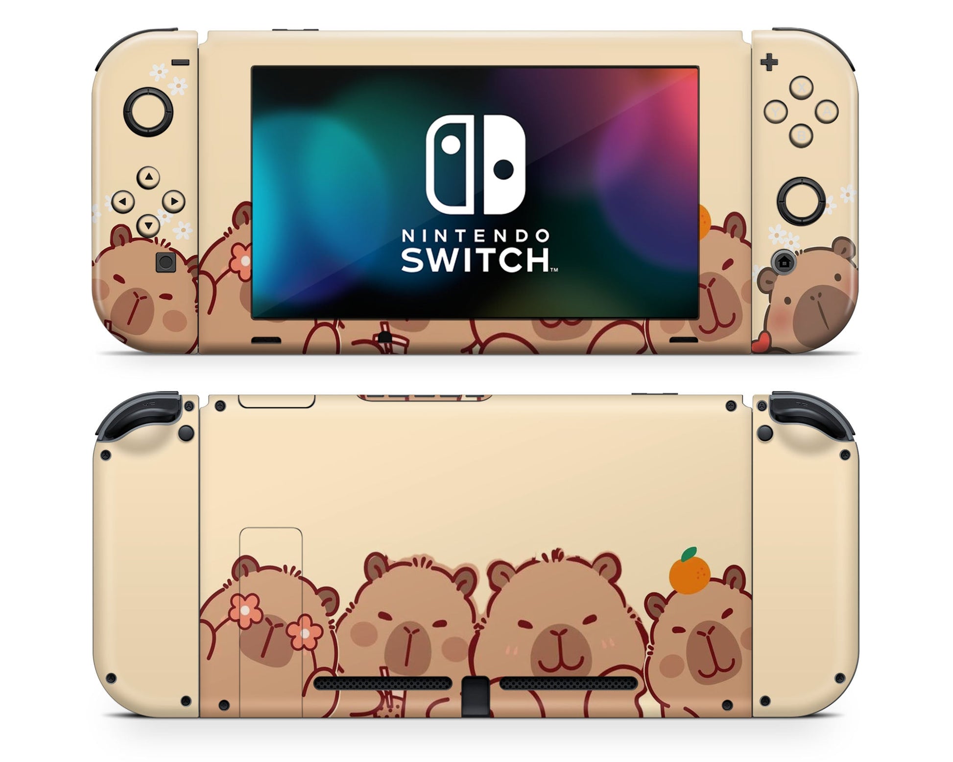 Lux Skins Nintendo Switch Cute Capybara Joycons Only Skins - Animal  Skin