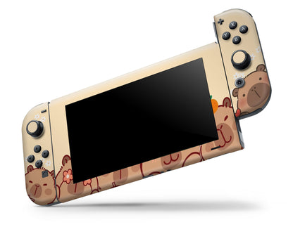 Cute Capybara Nintendo Switch Skin