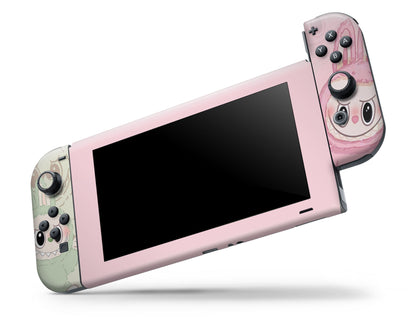 Cute Labubu Nintendo Switch Skin