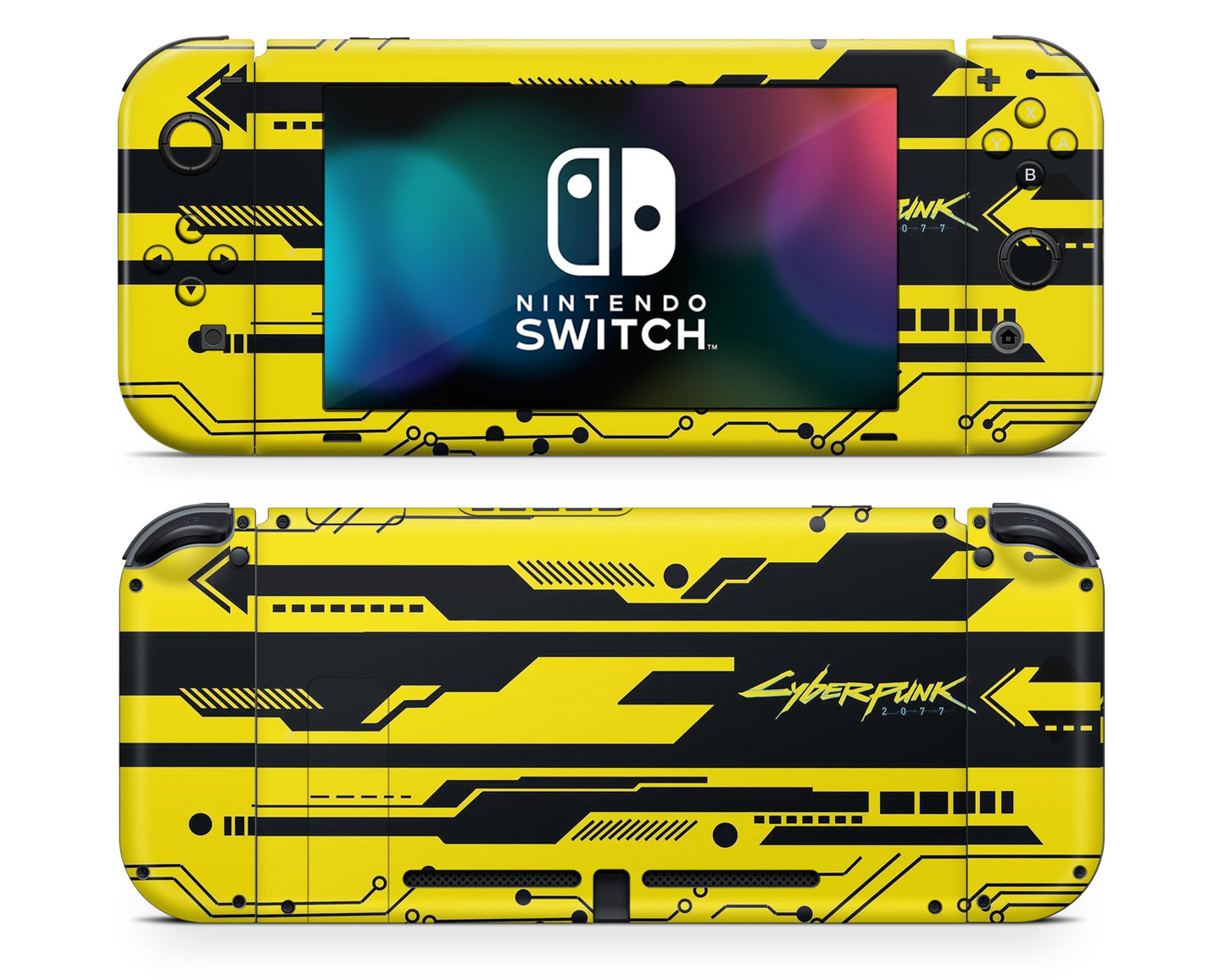Lux Skins Nintendo Switch Cyberpunk 2077 Joycons Only Skins - Pop culture Cyberpunk Skin