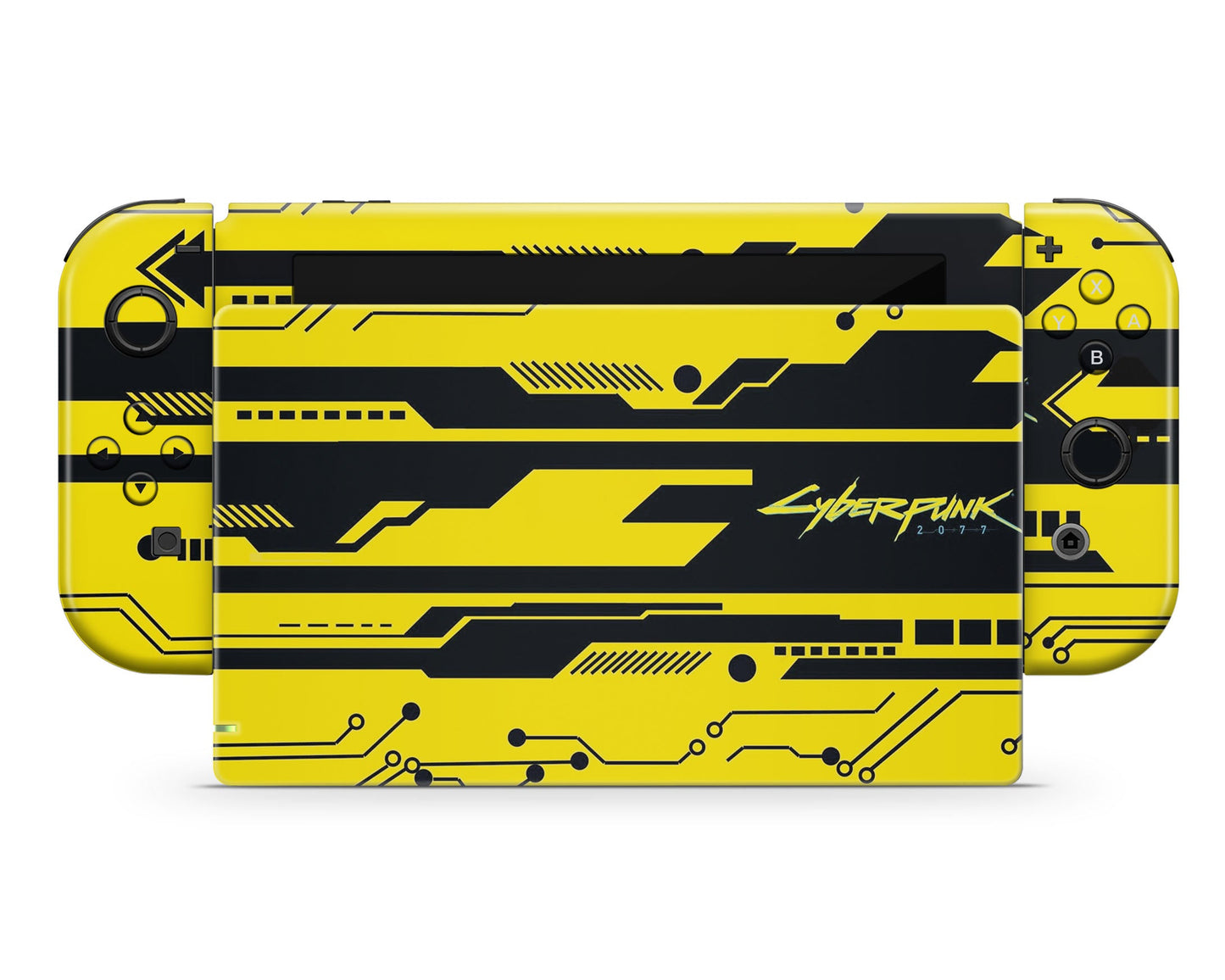 Lux Skins Nintendo Switch Cyberpunk 2077 Full Set +Tempered Glass Skins - Pop culture Cyberpunk Skin