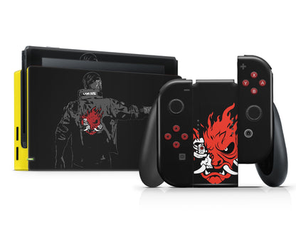 Lux Skins Nintendo Switch Cyberpunk 2077 Samurai Jacket Full Set Skins - Pop culture Cyberpunk Skin