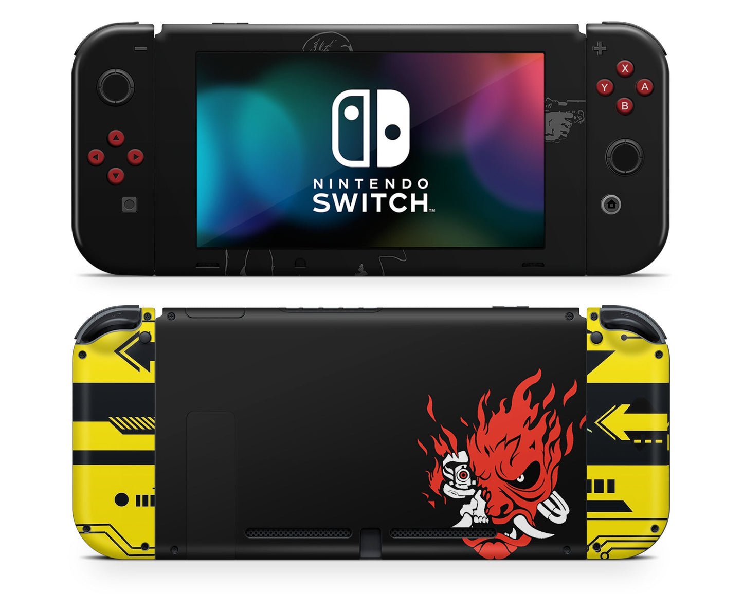 Lux Skins Nintendo Switch Cyberpunk 2077 Samurai Jacket Joycons Only Skins - Pop culture Cyberpunk Skin