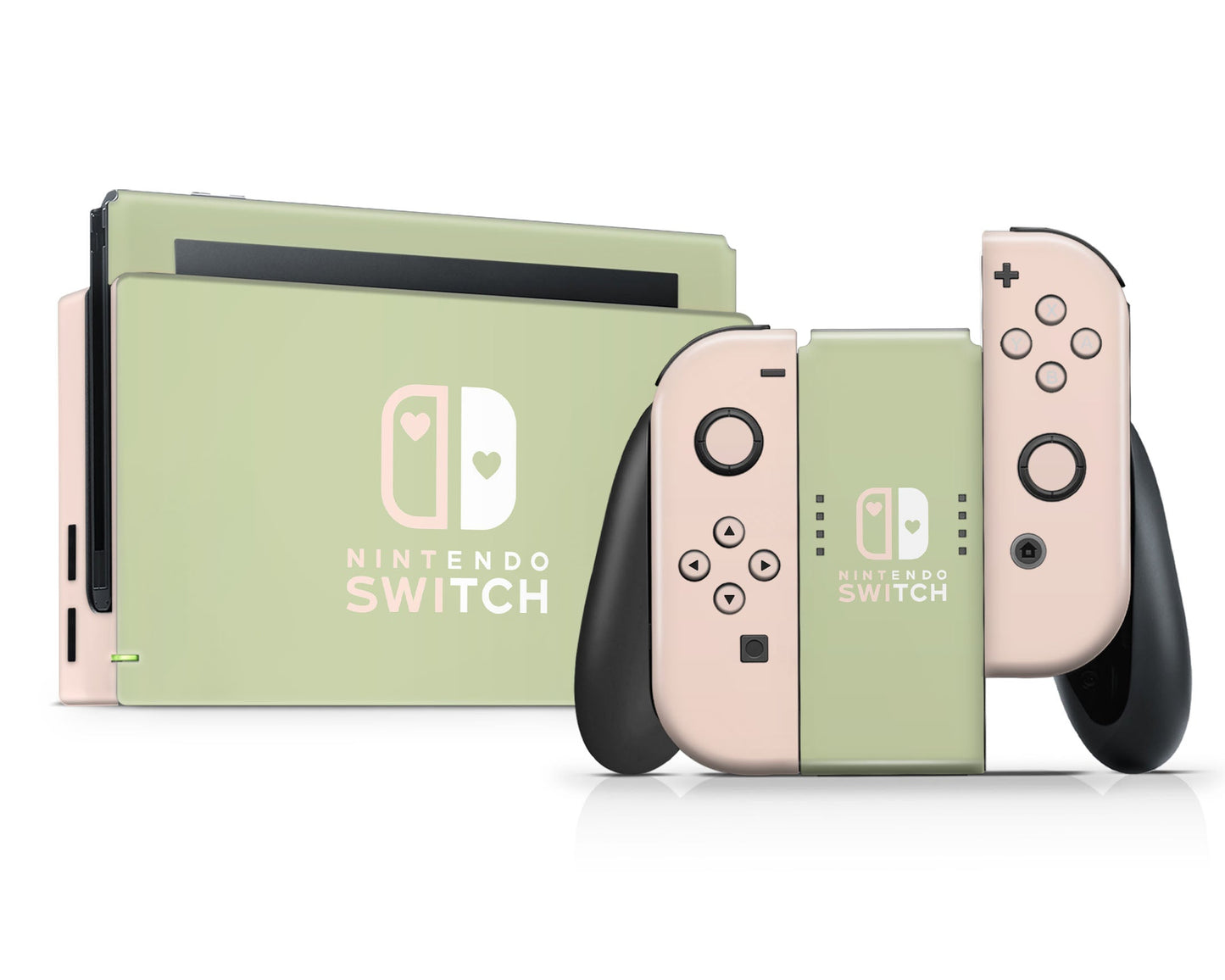 Lux Skins Nintendo Switch Strawberry Matcha Hearts logo Skins - Pattern Fruits Skin