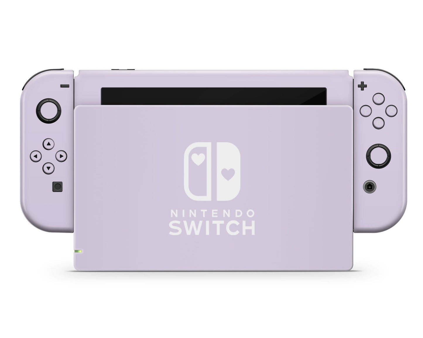 Lux Skins Nintendo Switch Lilac Hearts logo Skins -   Skin