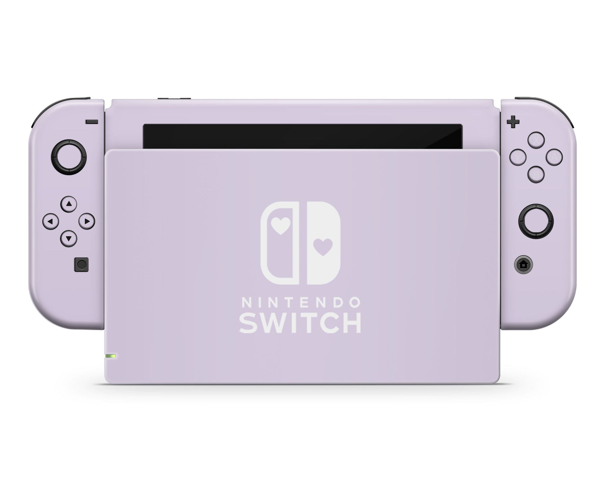 Lux Skins Nintendo Switch Lilac Hearts logo Skins -   Skin