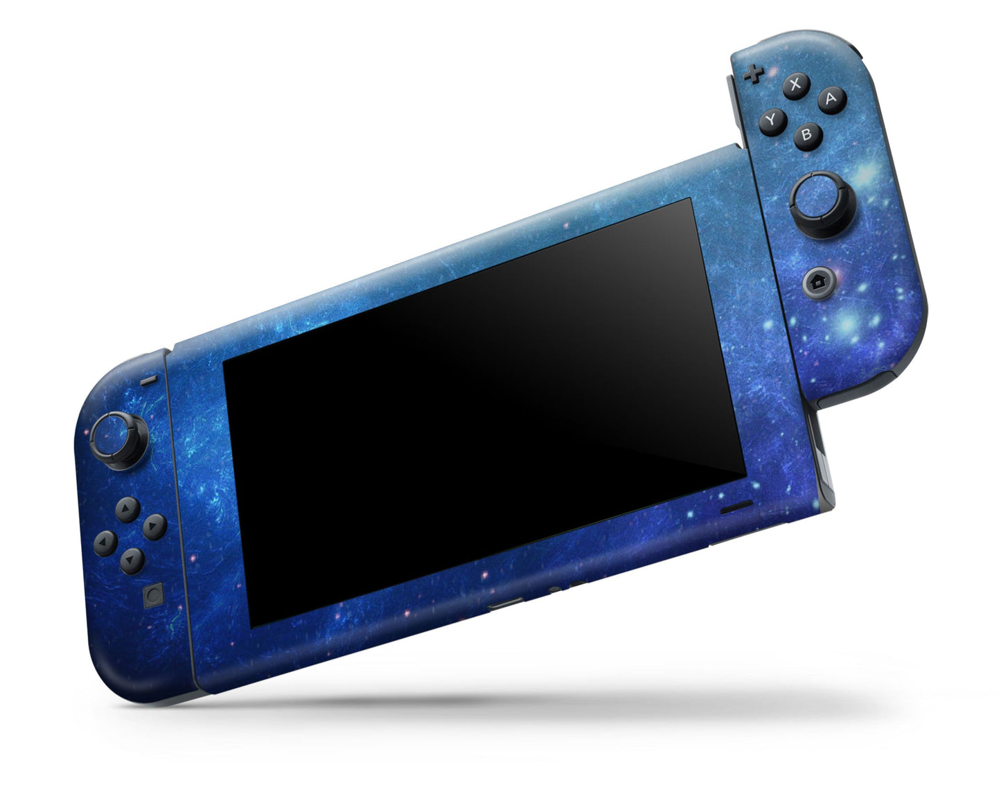Ethereal Blue Stardust Galaxy Nintendo Switch Skin