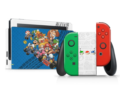 Lux Skins Nintendo Switch Mario Kart World Full Set Skins - Pop culture Mario Skin