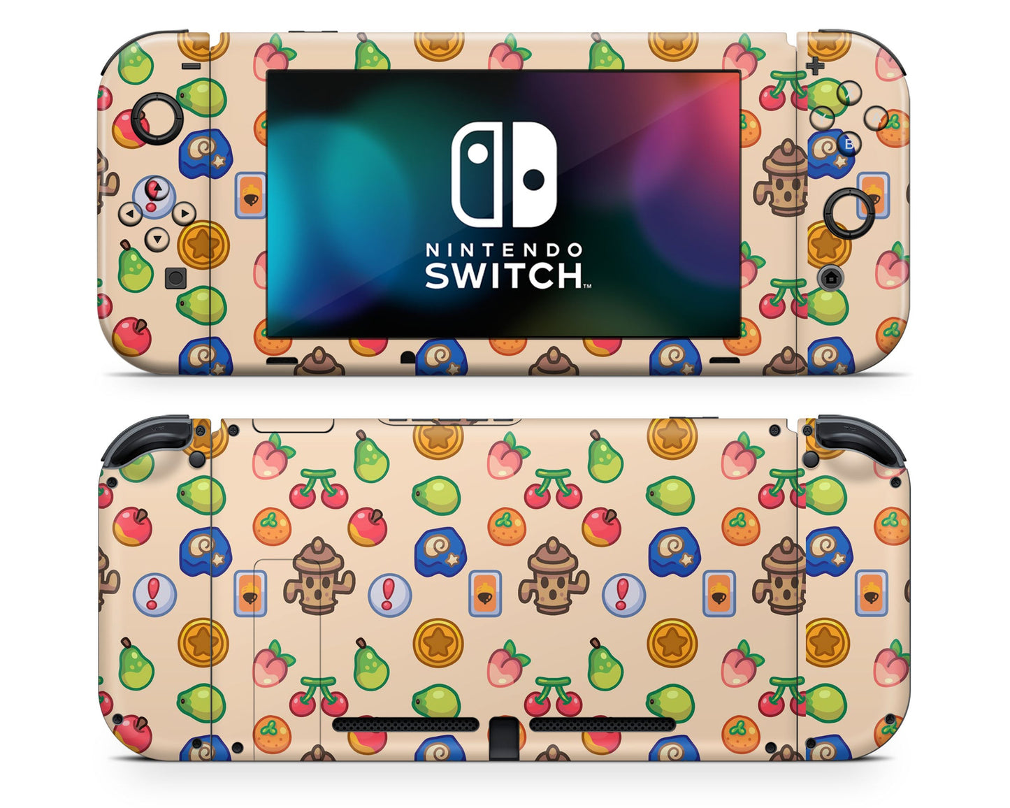 Lux Skins Nintendo Switch Cute Animal Crossing Icons Joycons Only Skins - Pop culture Animal Crossing Skin