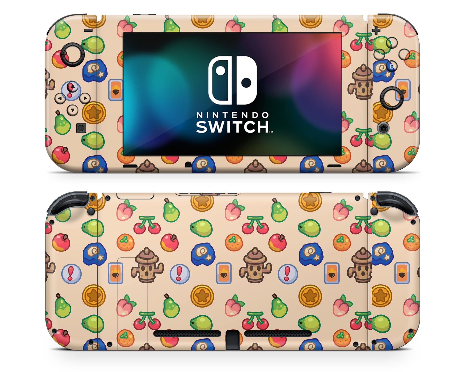Lux Skins Nintendo Switch Cute Animal Crossing Icons Joycons Only Skins - Pop culture Animal Crossing Skin