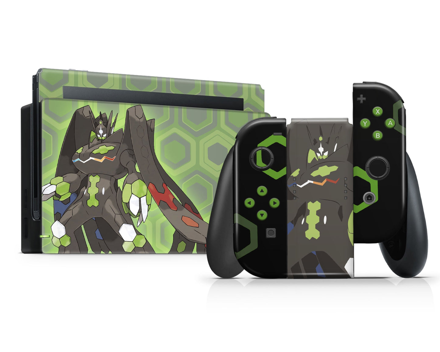 Lux Skins Nintendo Switch Zygarde Minimalist Pokemon Z-A Full Set Skins - Pop culture Pokemon Skin
