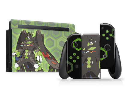 Lux Skins Nintendo Switch Zygarde Minimalist Pokemon Z-A Full Set Skins - Pop culture Pokemon Skin