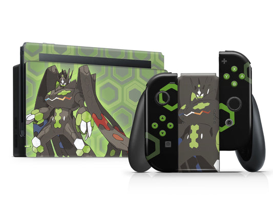 Lux Skins Nintendo Switch Zygarde Minimalist Pokemon Z-A Full Set Skins - Pop culture Pokemon Skin