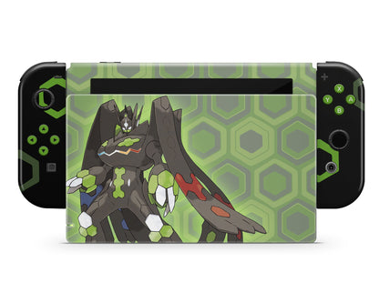 Lux Skins Nintendo Switch Zygarde Minimalist Pokemon Z-A Full Set +Tempered Glass Skins - Pop culture Pokemon Skin