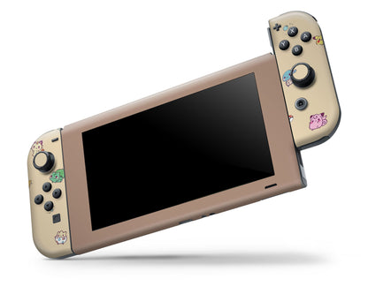 Cosy Pokemon Pattern Nintendo Switch Skin