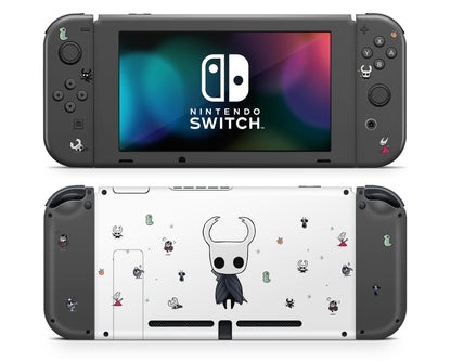 Lux Skins Nintendo Switch Miniture Hollow Knight Joycons Only Skins - Pop culture Hollow Knight Skin