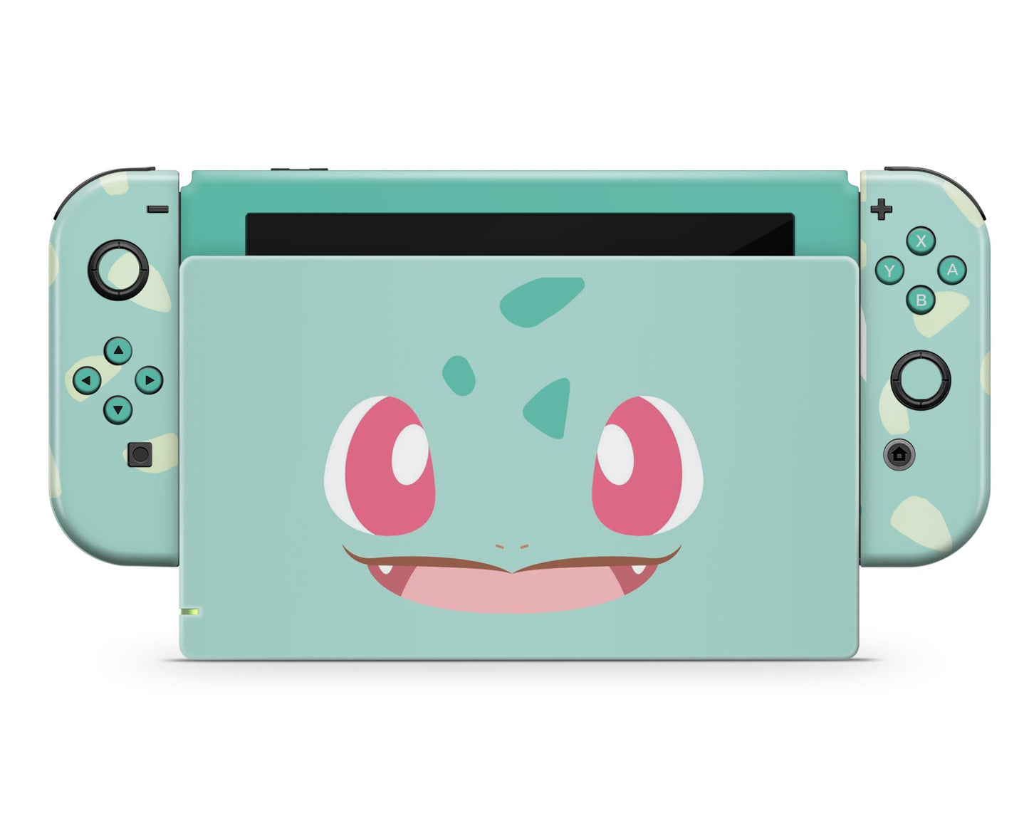 Lux Skins Nintendo Switch Pokemon Bulbasaur Full Set +Tempered Glass Skins - Pop culture Pokemon Skin