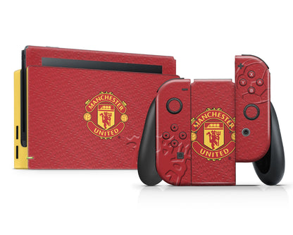 Lux Skins Nintendo Switch Manchester United FC Full Set Skins - Sports Soccer Skin