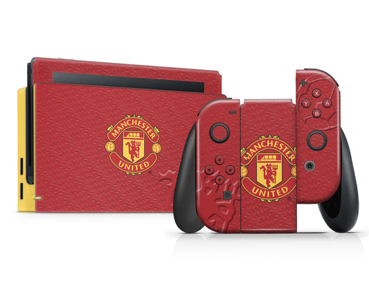 Lux Skins Nintendo Switch Manchester United FC Full Set Skins - Sports Soccer Skin