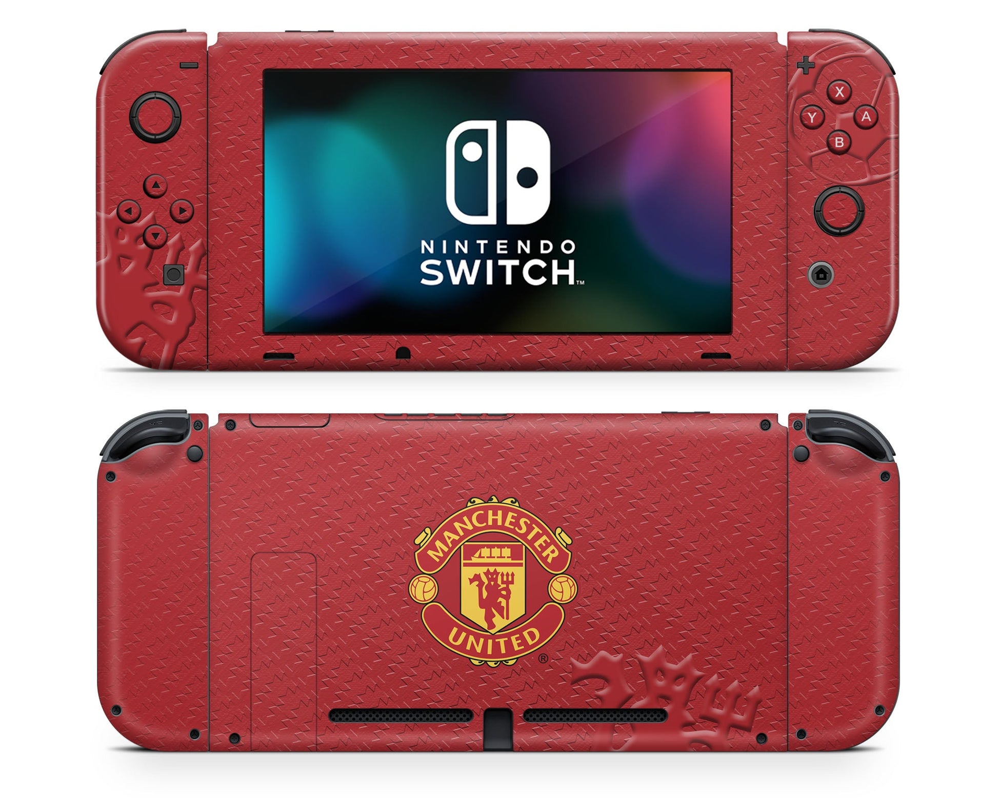 Lux Skins Nintendo Switch Manchester United FC Joycons Only Skins - Sports Soccer Skin