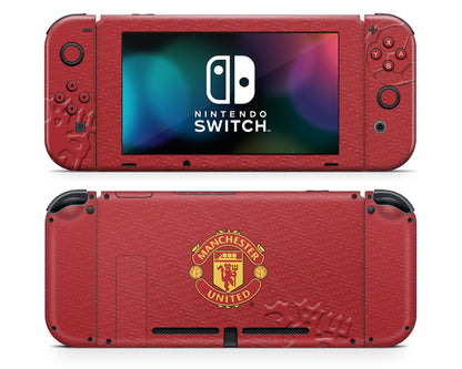 Lux Skins Nintendo Switch Manchester United FC Joycons Only Skins - Sports Soccer Skin
