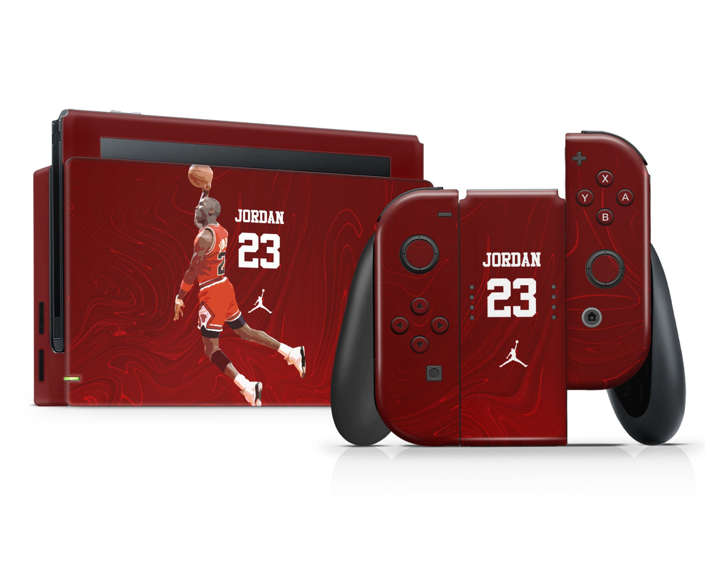 Lux Skins Nintendo Switch NBA Chicago Bulls Michael Jordan Full Set Skins - Sports Basketball Skin