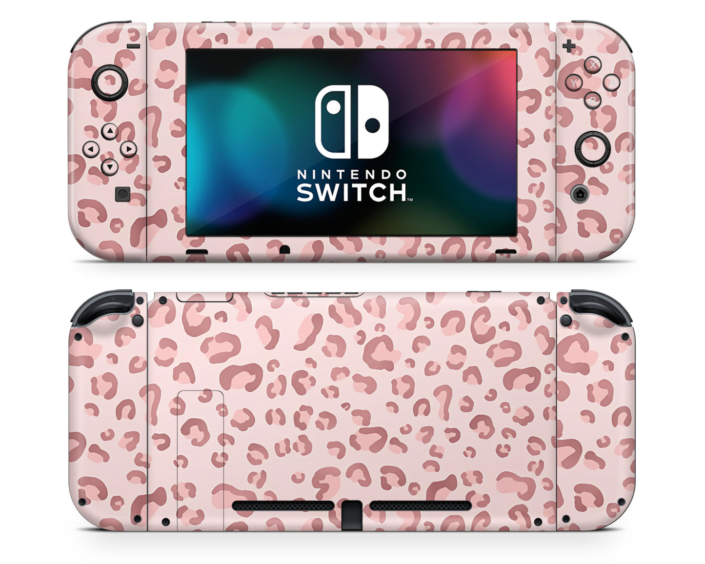 Lux Skins Nintendo Switch Pink Leopard Joycons Only Skins - Pattern  Skin