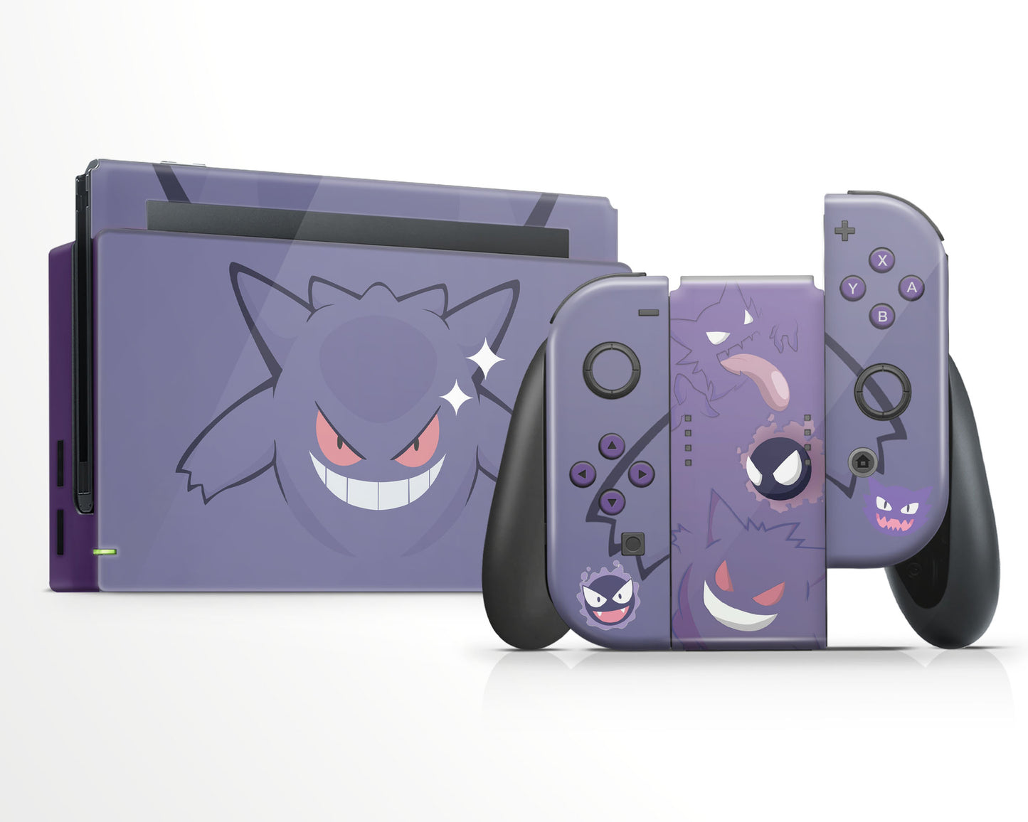 Lux Skins Nintendo Switch Gengar Ghost Full Set Skins - Pop culture Pika Skin