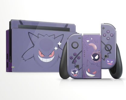 Lux Skins Nintendo Switch Gengar Ghost Full Set Skins - Pop culture Pika Skin