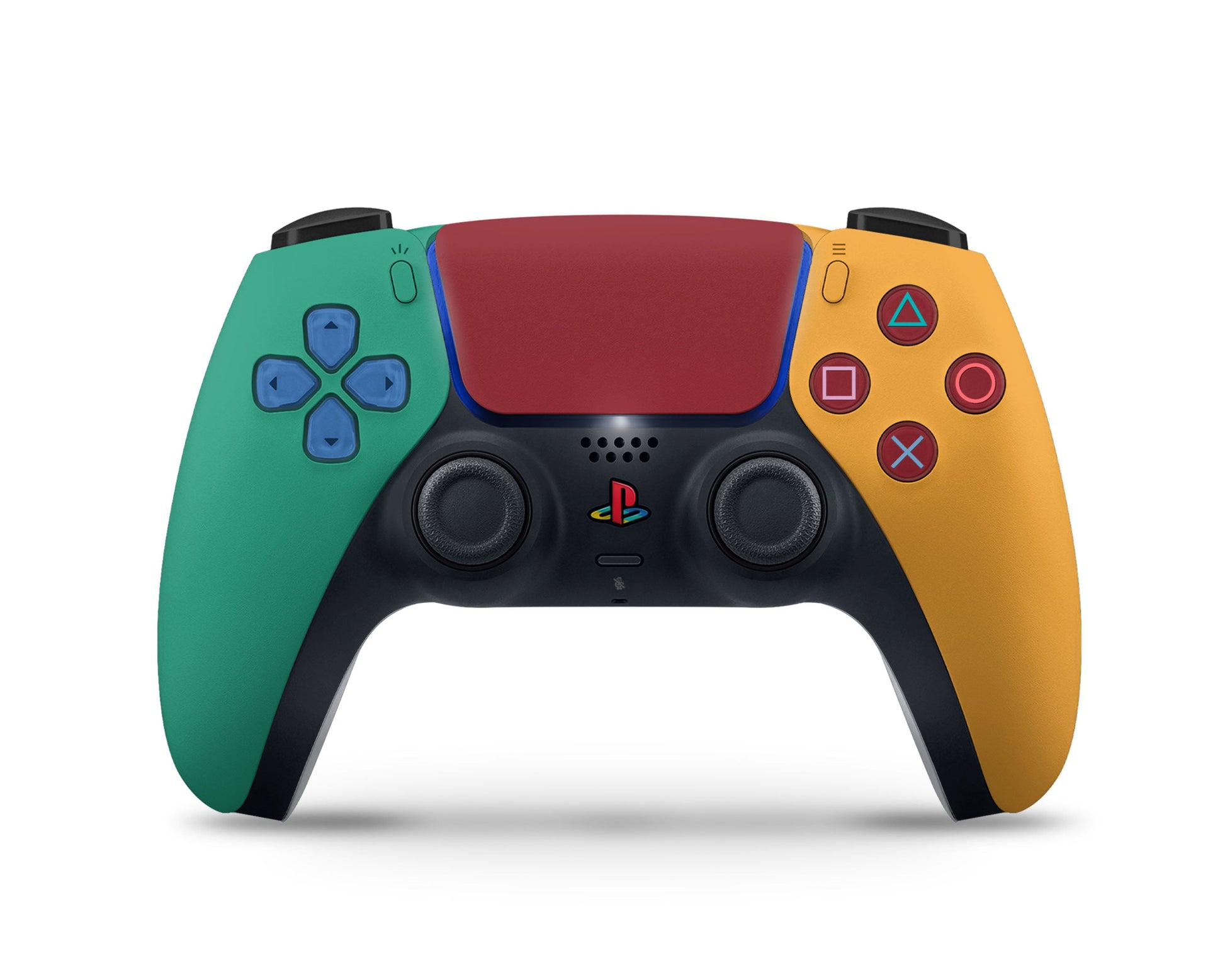 Lux Skins PS5 Pro Retro Fearless Color Blocking PS5 Pro Skins - Solid Colours Colour Blocking Skin
