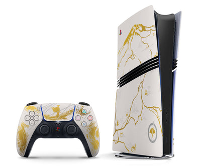 Ghost of Yotei Gold Limited Edition Inspired PS5 Slim Skin